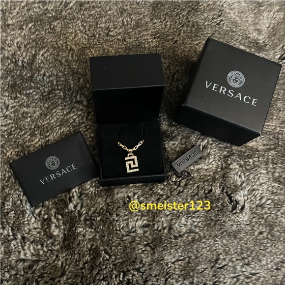Versace Greca Swarovski Pendant - Picture 4 of 10